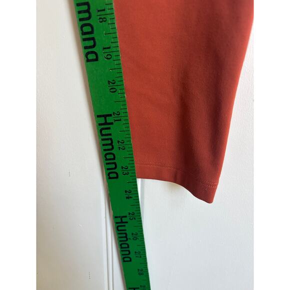Girlfriend Collective High Rise Ankle Athletic Leggings Burnt Orange Women Small - Picture 7 of 7
